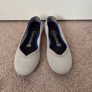 Rothy's Round Toe Flat Gray Size 5.5